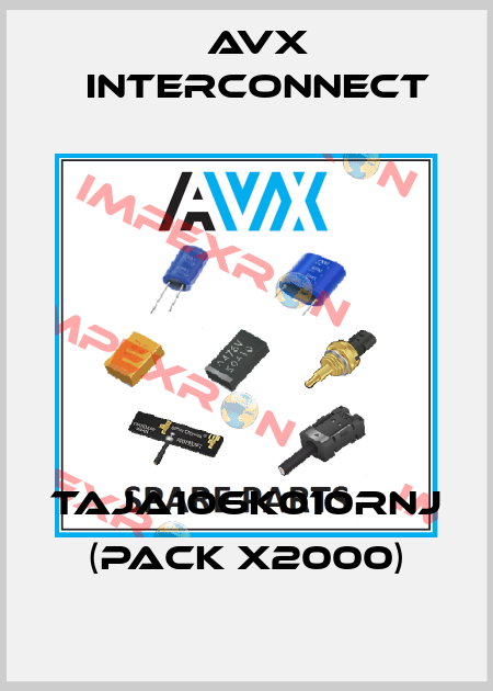 TAJA106K010RNJ (pack x2000) AVX INTERCONNECT
