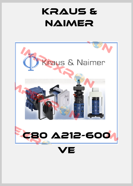 C80 A212-600 VE Kraus & Naimer