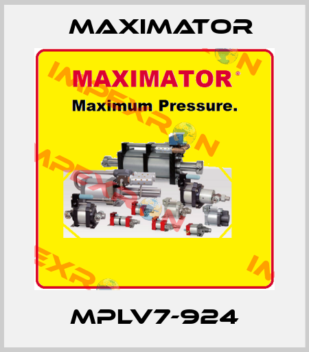 MPLV7-924 Maximator