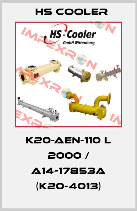 K20-AEN-110 L 2000 / A14-17853A (K20-4013) HS Cooler