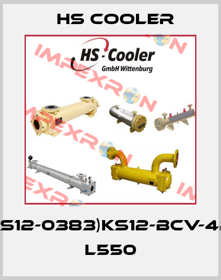 (KS12-0383)KS12-BCV-421 L550 HS Cooler