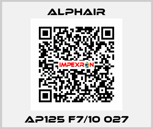 AP125 F7/10 027 Alphair