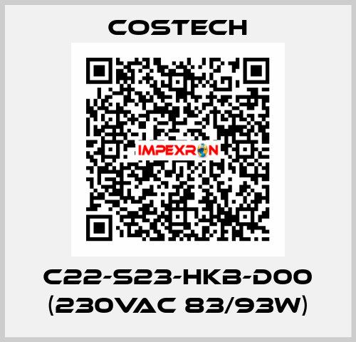 C22-S23-HKB-D00 (230Vac 83/93W) Costech