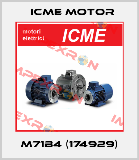 M71B4 (174929) Icme Motor