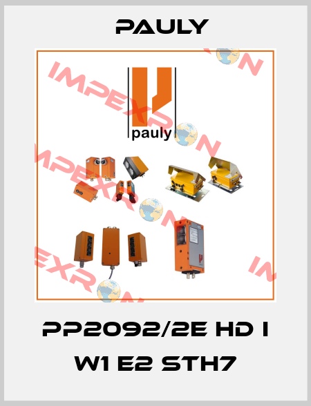 PP2092/2E HD I W1 E2 STH7 Pauly
