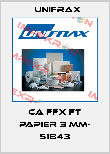 CA FFX FT PAPIER 3 MM- 51843 Unifrax