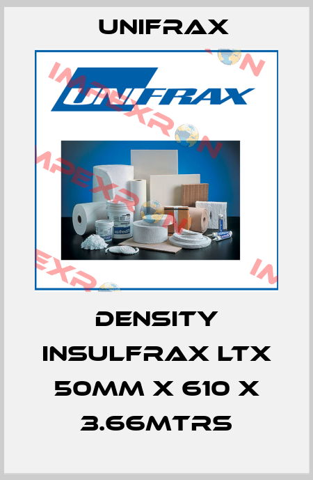 Density Insulfrax LTX 50mm x 610 x 3.66mtrs Unifrax