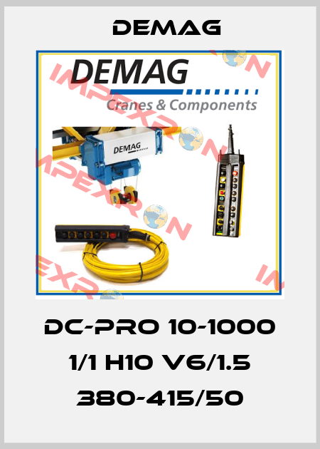 DC-Pro 10-1000 1/1 H10 V6/1.5 380-415/50 Demag