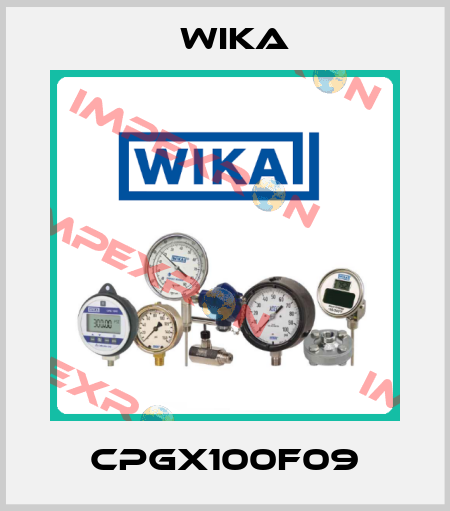 CPGX100F09 Wika