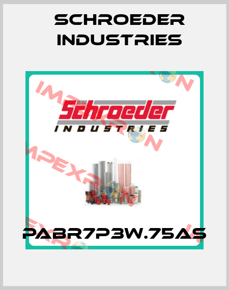 PABR7P3W.75AS Schroeder Industries