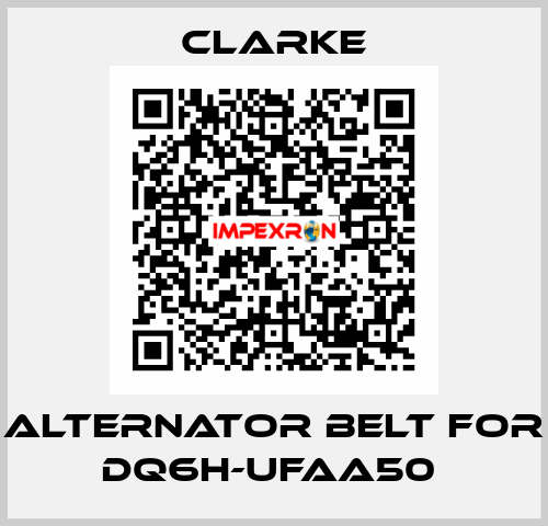 Alternator Belt for DQ6H-UFAA50  Clarke