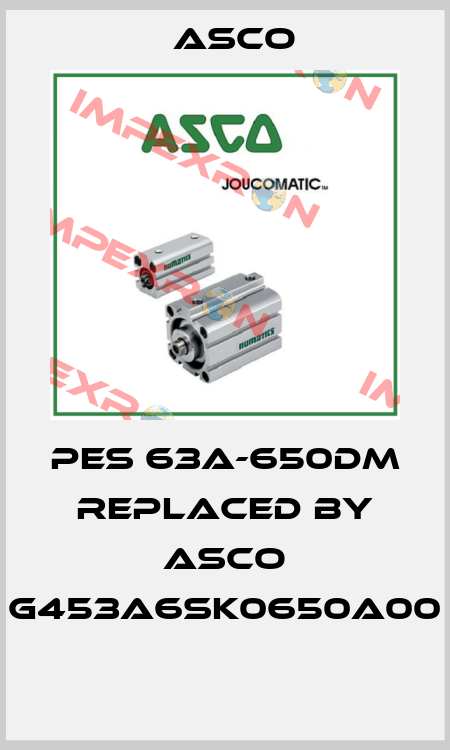 PES 63A-650DM replaced by ASCO G453A6SK0650A00  Asco