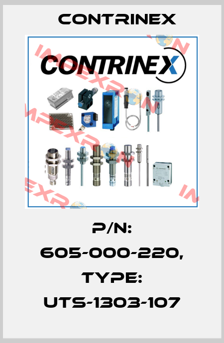 p/n: 605-000-220, Type: UTS-1303-107 Contrinex