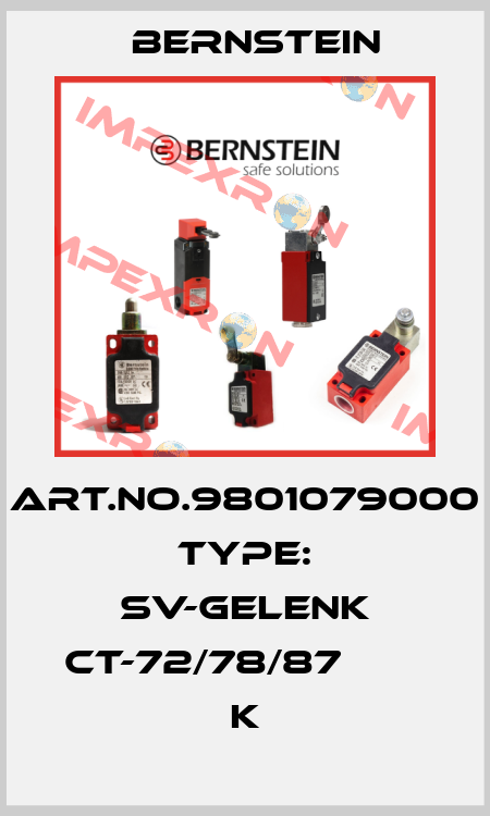 Art.No.9801079000 Type: SV-GELENK CT-72/78/87        K Bernstein