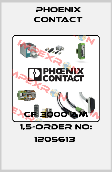 CF 3000 AM 1,5-ORDER NO: 1205613  Phoenix Contact