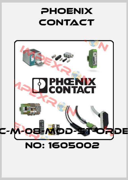 HC-M-08-MOD-ST-ORDER NO: 1605002  Phoenix Contact