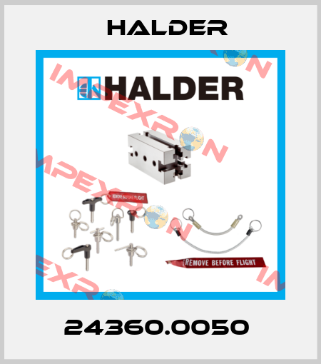 24360.0050  Halder