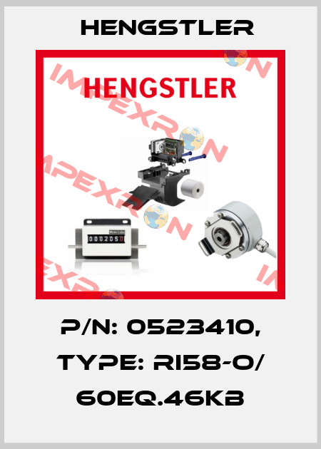 p/n: 0523410, Type: RI58-O/ 60EQ.46KB Hengstler