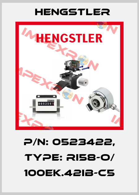 p/n: 0523422, Type: RI58-O/ 100EK.42IB-C5 Hengstler