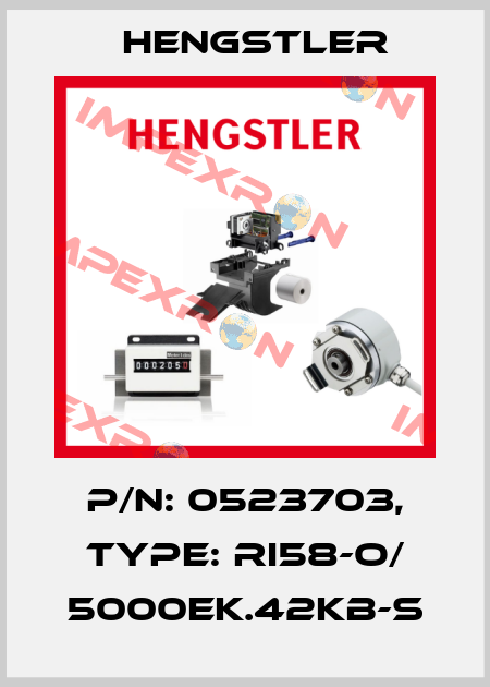 p/n: 0523703, Type: RI58-O/ 5000EK.42KB-S Hengstler