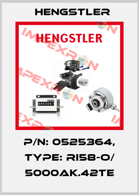 p/n: 0525364, Type: RI58-O/ 5000AK.42TE Hengstler