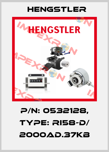 p/n: 0532128, Type: RI58-D/ 2000AD.37KB Hengstler