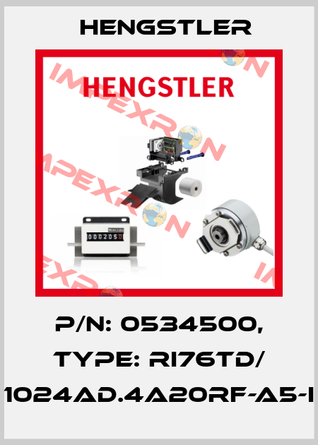 p/n: 0534500, Type: RI76TD/ 1024AD.4A20RF-A5-I Hengstler