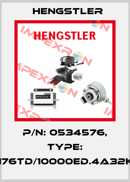 p/n: 0534576, Type: RI76TD/10000ED.4A32KF Hengstler