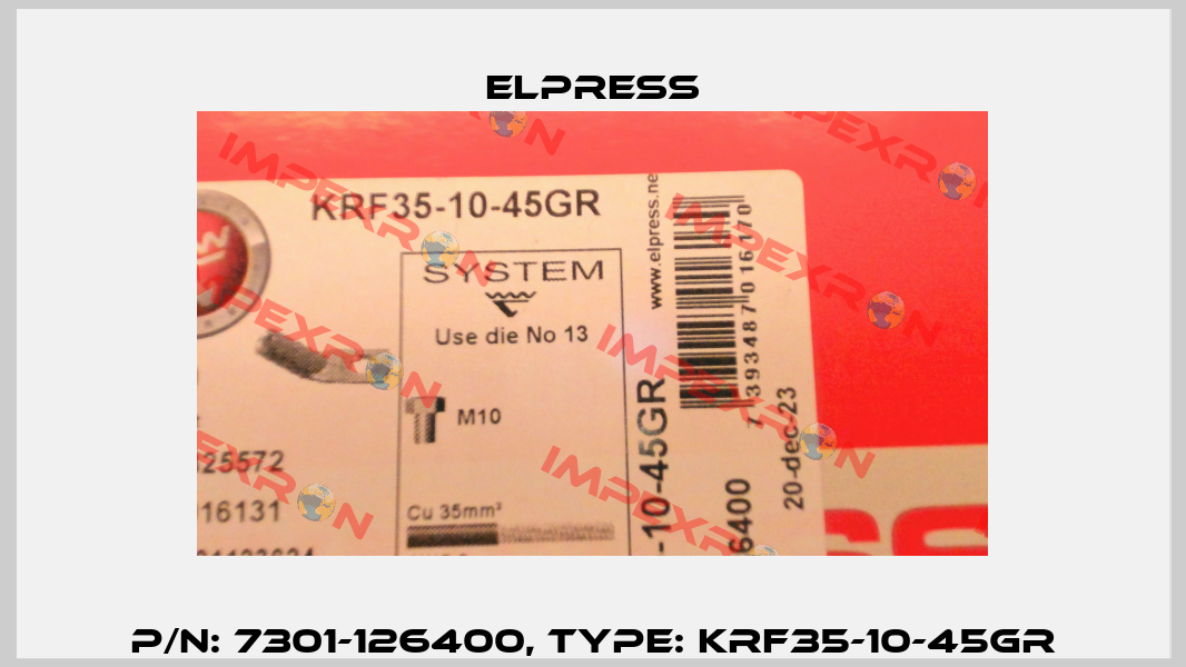 p/n: 7301-126400, Type: KRF35-10-45GR Elpress