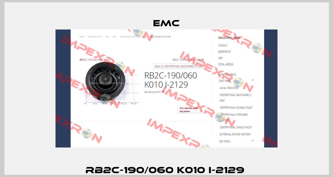 RB2C-190/060 K010 I-2129  Emc
