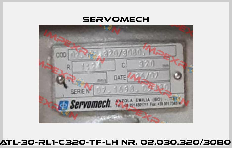 Typ: ATL-30-RL1-C320-TF-LH Nr. 02.030.320/3080 Rev.1 Servomech