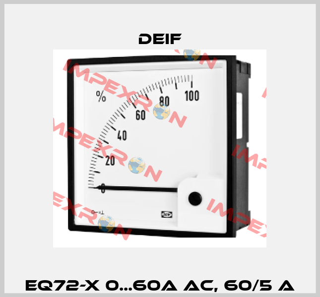 EQ72-x 0...60A AC, 60/5 A Deif