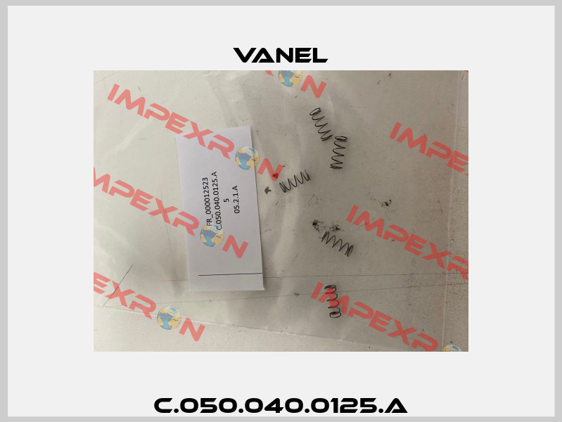 C.050.040.0125.A Vanel